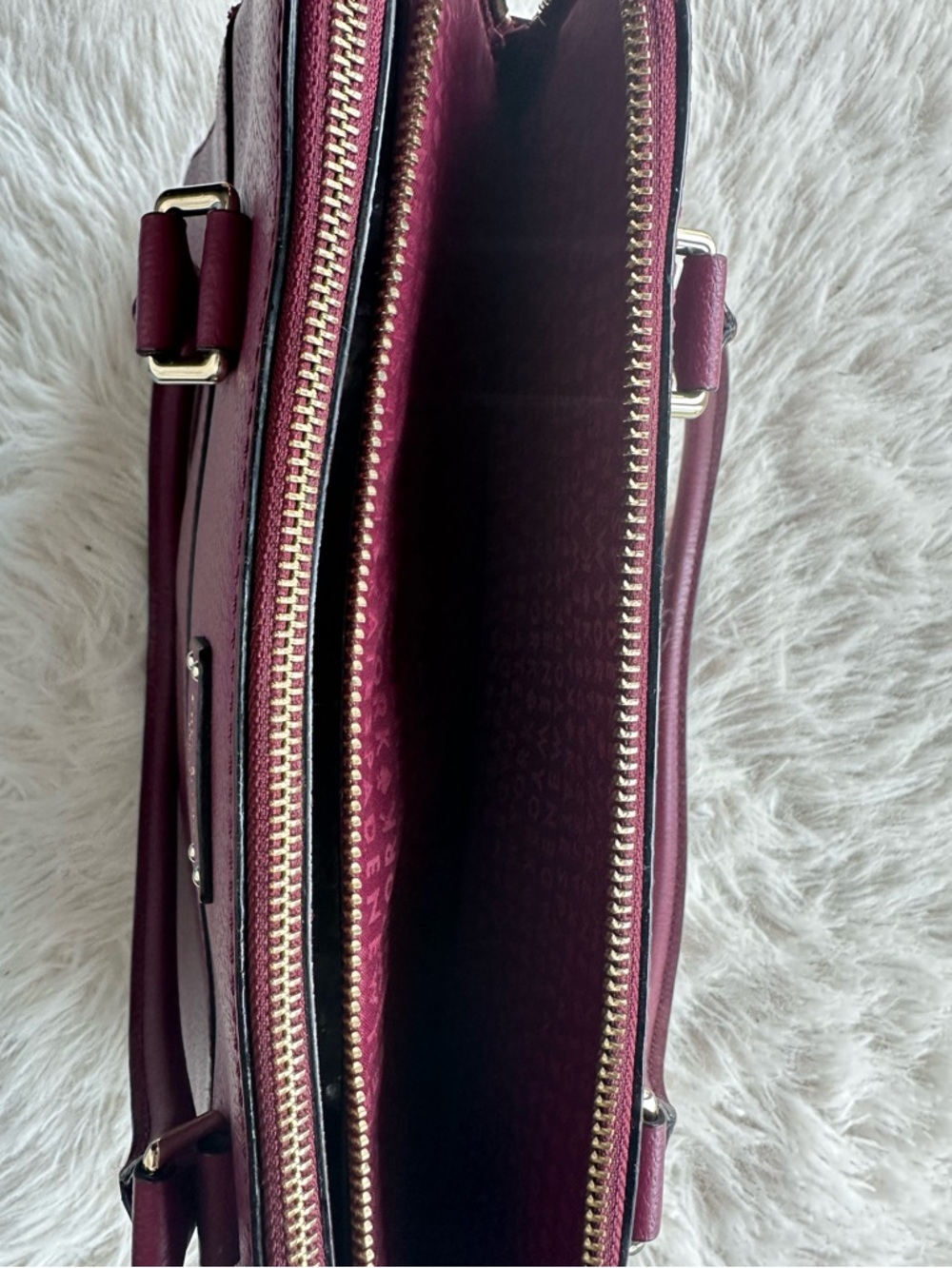 kate spade Plum Leather Satchel - Picture 11 of 16